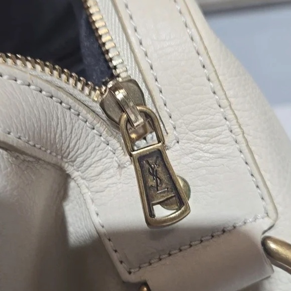Authentic YSL Yves Saint Laurent Ivory Muse Bag - Picture 8 of 16